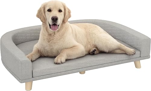 Canapé Chien lit pour Chien Design scandinave Coussin déh PawHut