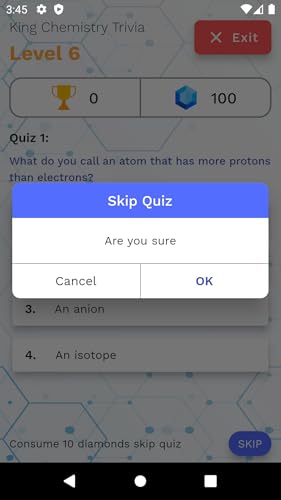 King Chemistry Trivia