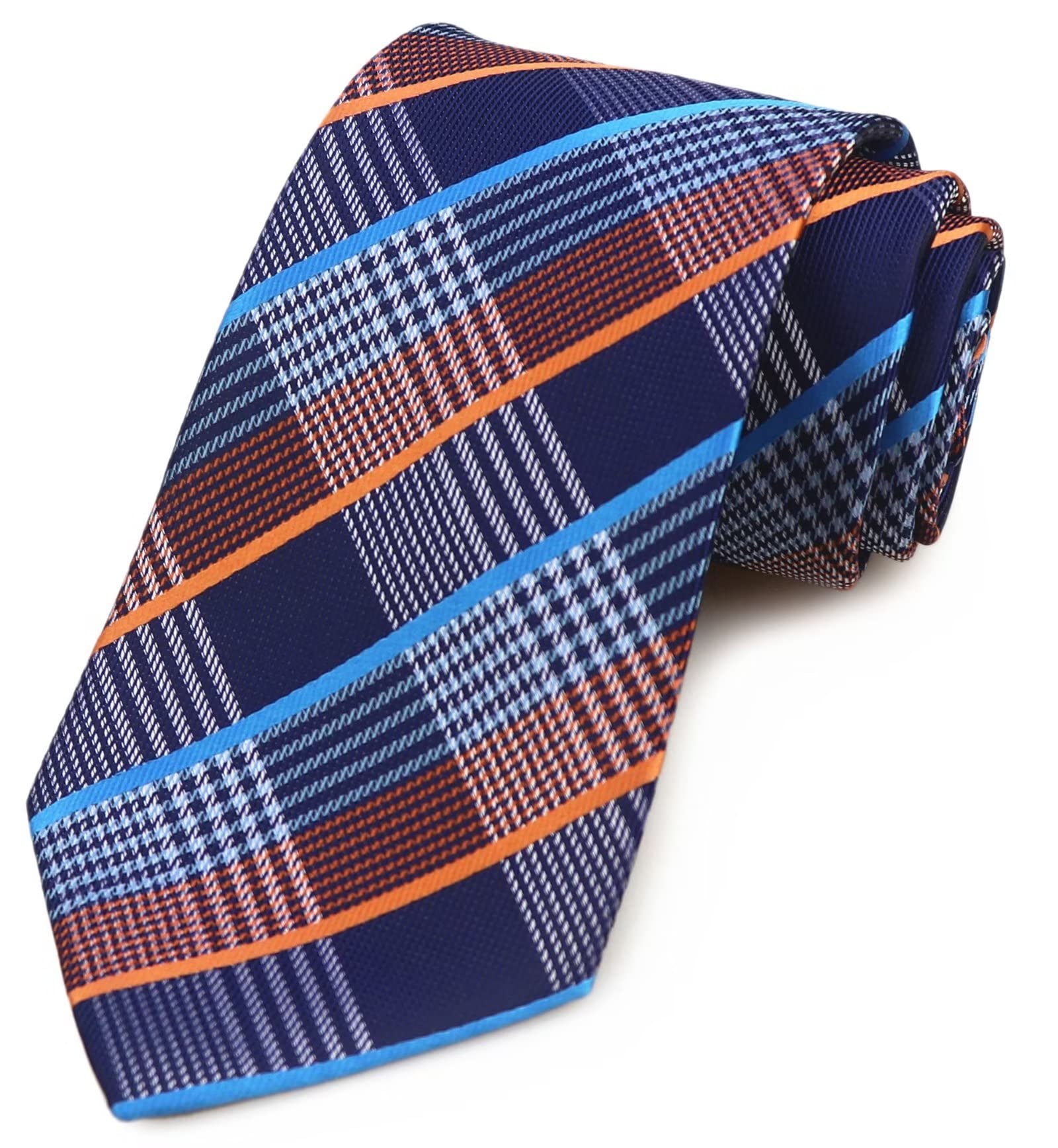 Men's Striped Patterned Tie Polka Dots Jacquard Formal Designer Neckties