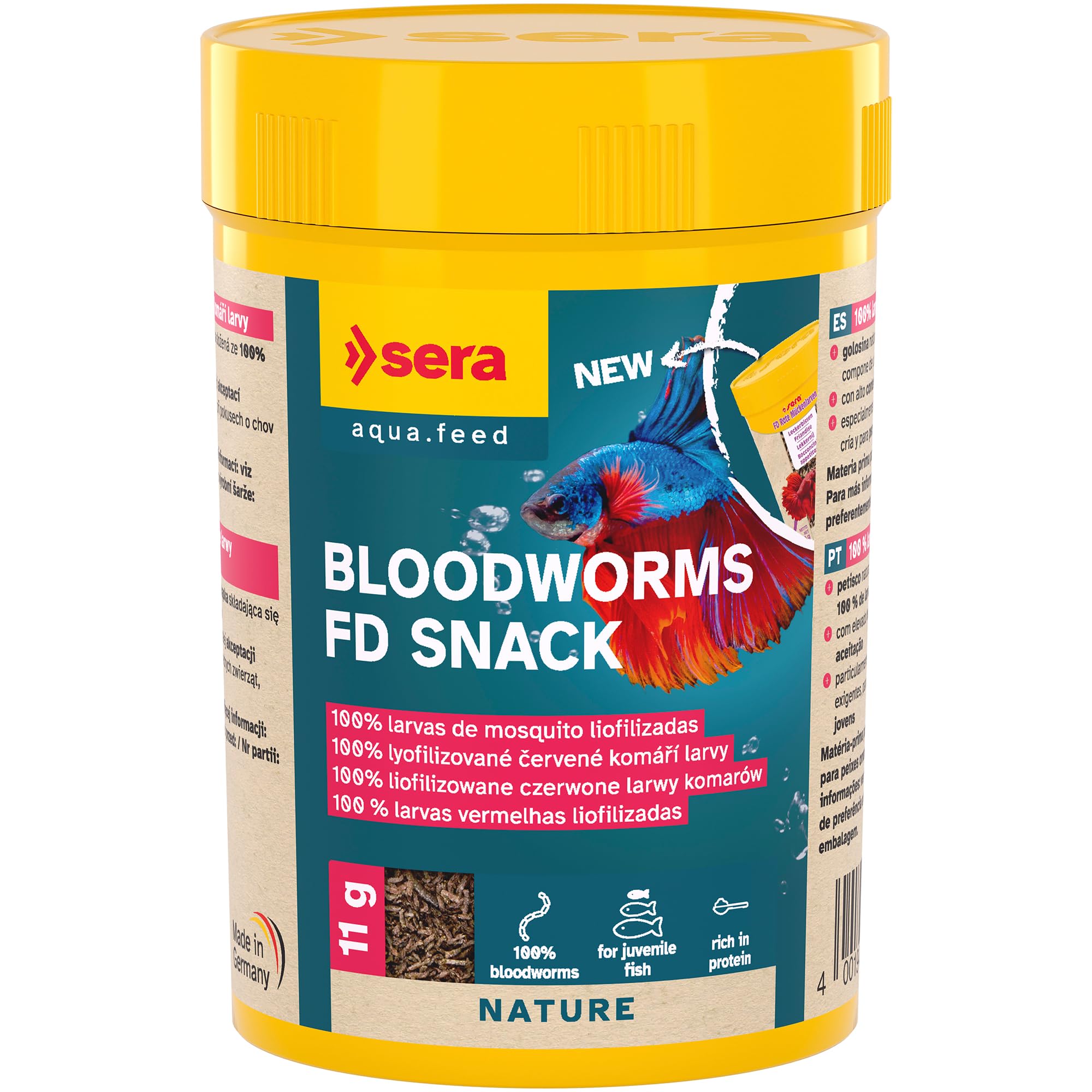 sera Bloodworms FD Snack 100ml (11g)