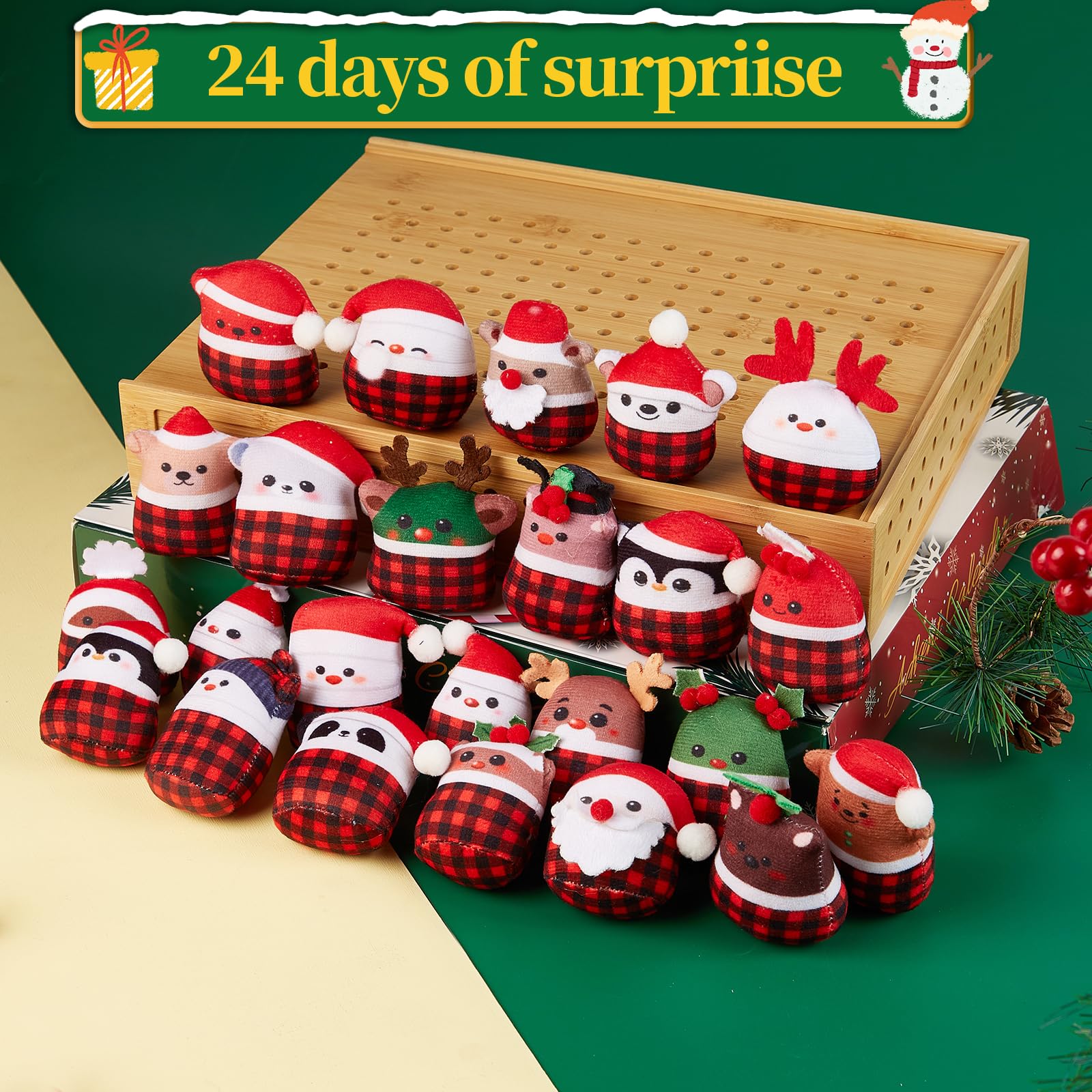 Amazon.co.jp: クリスマスぬいぐるみアドベントカレンダー2025