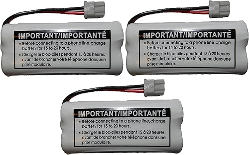 Miniatura 2 de Batería de repuesto recargable de alta capacidad BT-1021 BBTG0798001 para teléfonos inalámbricos Uniden (paquete de 3)
