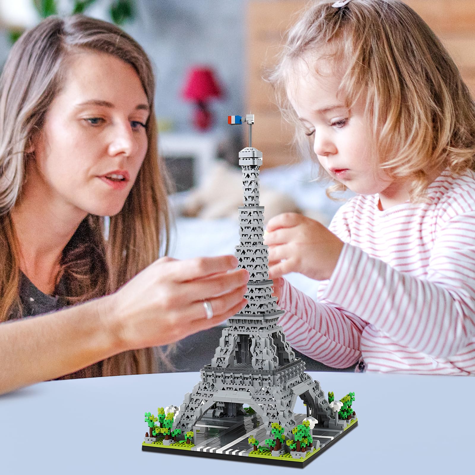 CSNRHG Ensemble de micro blocs de construction 3350 pièces de puzzle 3D pour enfants et adultes