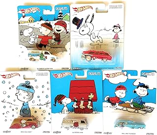 Set of 5: 2016 Hot Wheels Pop Culture Peanuts