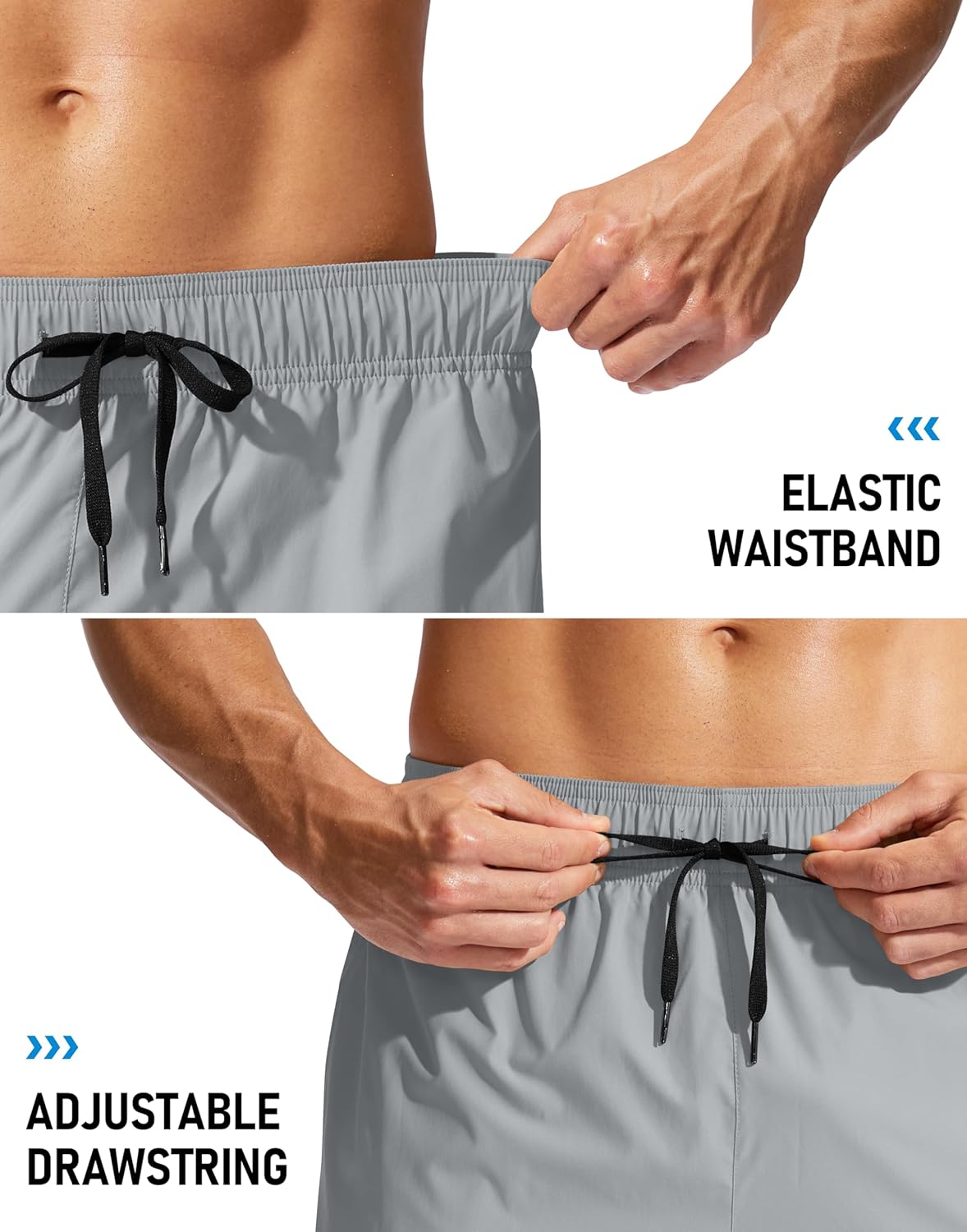 Men's Swim Trunks No Liner 9" Board Shorts Quick Dry Bathing Suit Swimming Beach Shorts for Men with 3 Pockets - Image 5