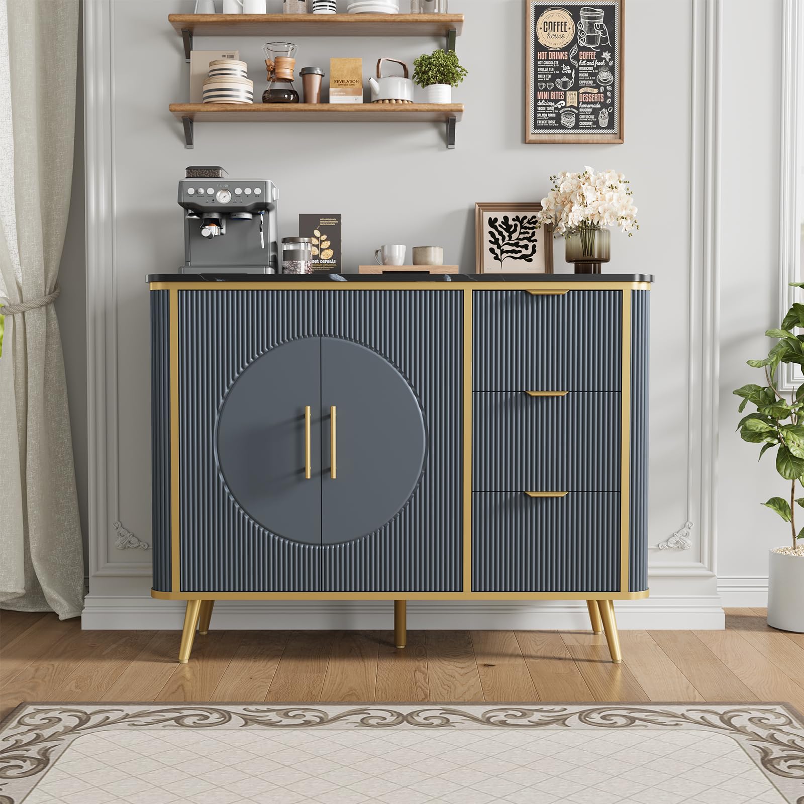 RNLRNL Modern Buffet Cabinet