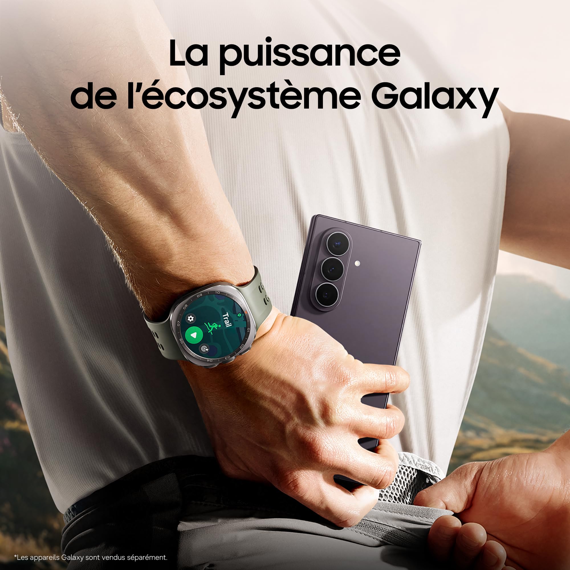 Samsung Galaxy Watch Ultra2, Connectivité 4G LTE, 47 mm, Noir Titane | Montre Sport pour le Trail, la Plongée, le Cyclisme avec Suivi Samsung Health, Batterie de 800 mAh, Recharge Rapide