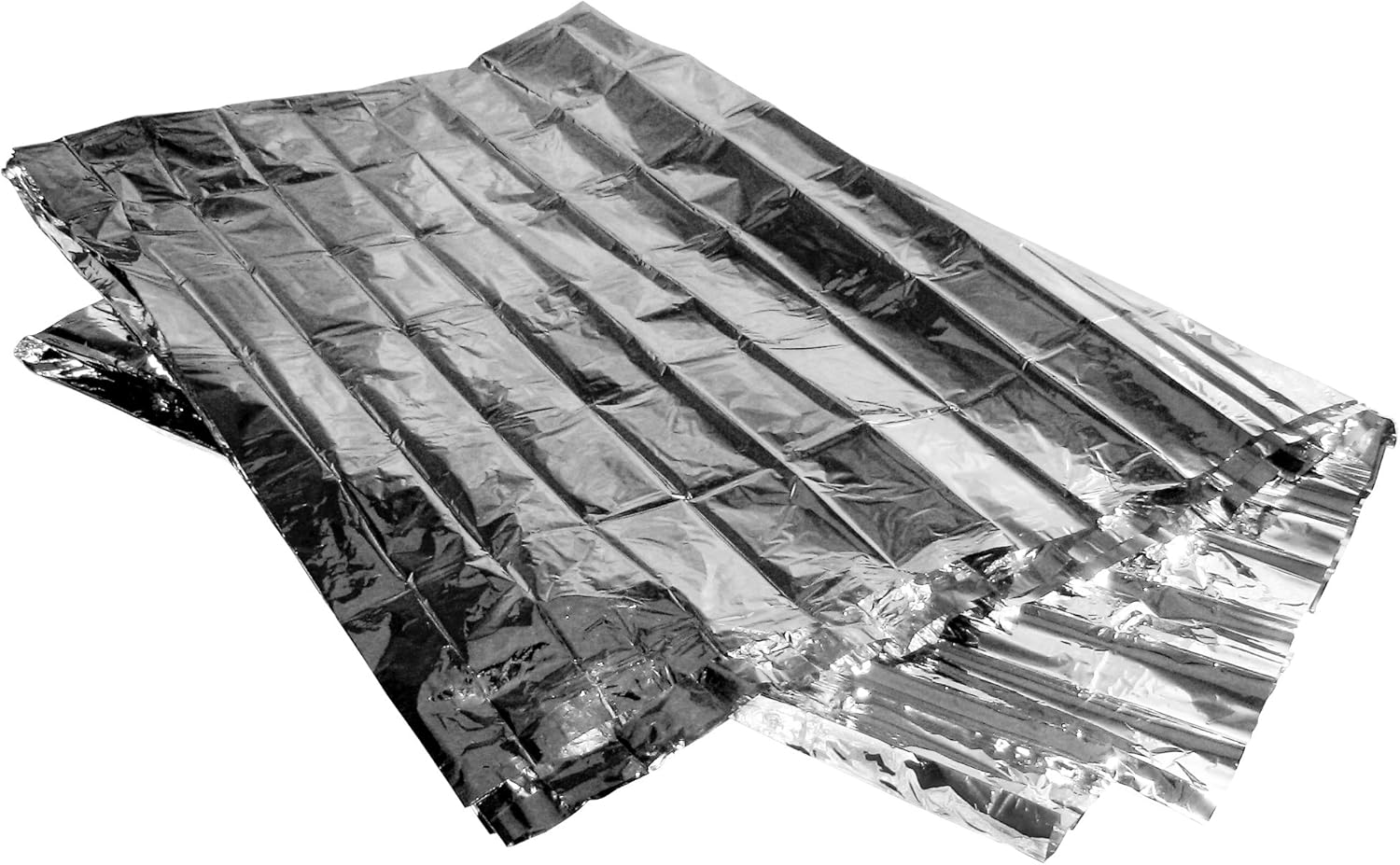 Mylar Foil Rescue Blanket, 52"x84" 1 Pack of 10 Sports