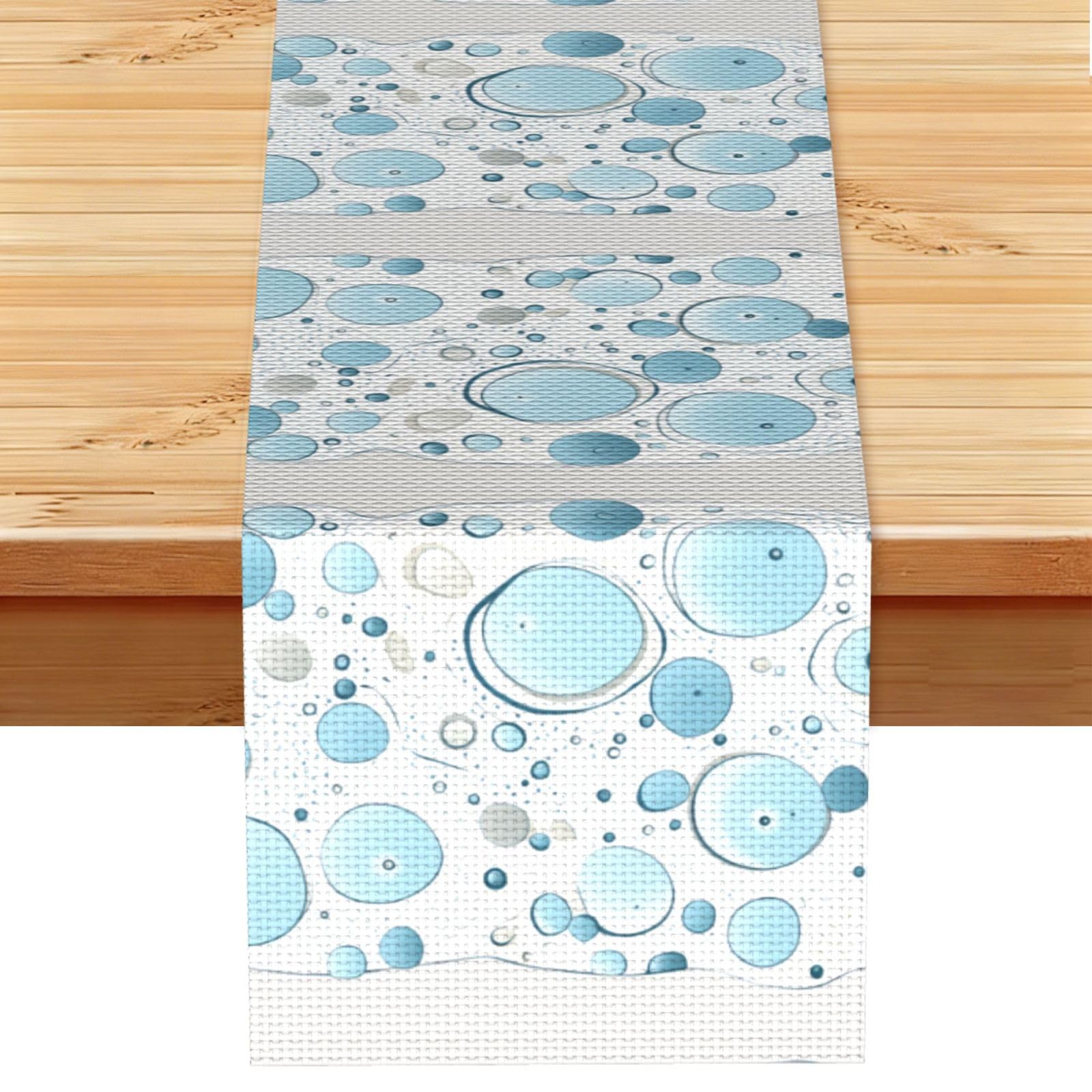 Small bubble Print Table Runner World Cup-Themed Dining Table Decor for Coffee Dining Table and More