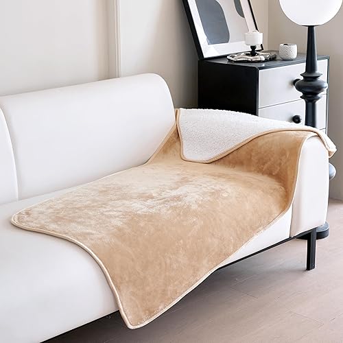 Miniatura 9 de gogobunny - Manta impermeable y reversible de vellón Sherpa para perro, cachorro, gato; protege la cama, el sofá y el sillón de líquido, orina y