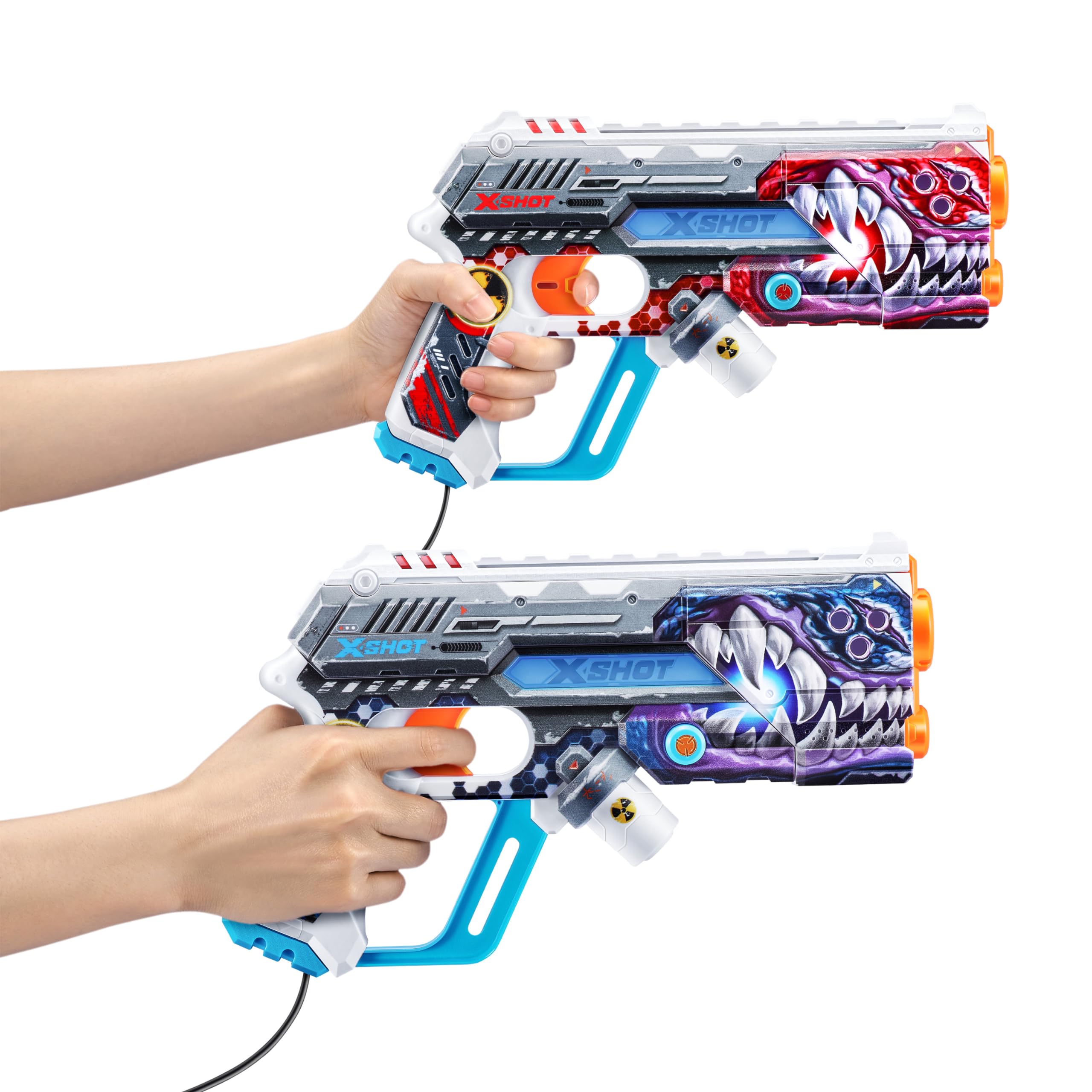 XSHOT- Pelli X-Shot Laser 360 Cannone, Colore, 36656, set di 4 laser