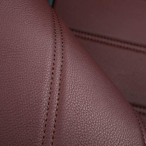 Miniatura 7 de otoez Juego completo de fundas de asiento de automóvil, funda de cuero para asientos delanteros y traseros para automóviles, SUV, camiones, sedán,