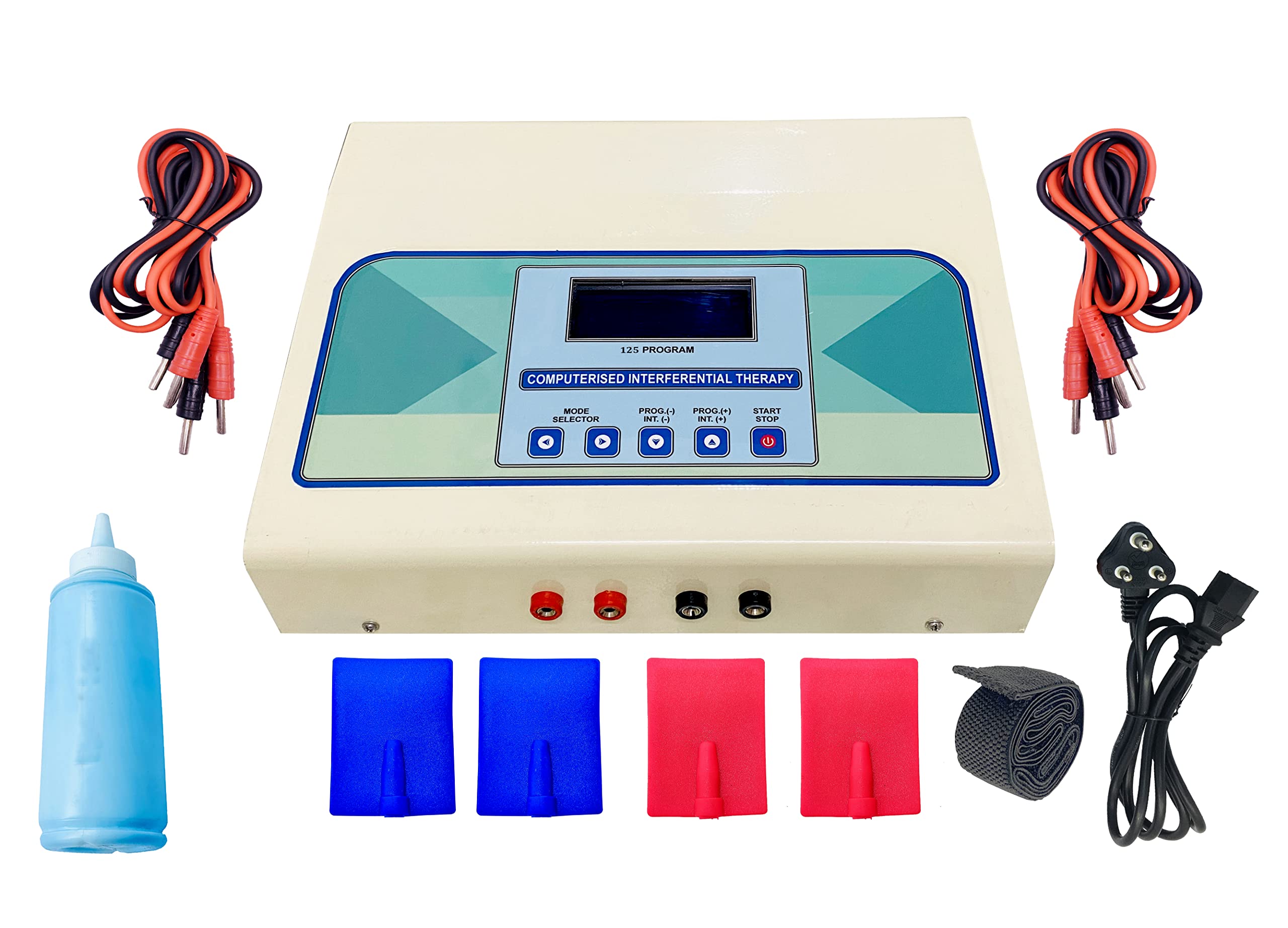 ALPHA MEDITECH INDIA Computerized IFT 125 Program IFT+TENS+MS+RUSSIAN Pain Relief Device With 1 Year Warranty