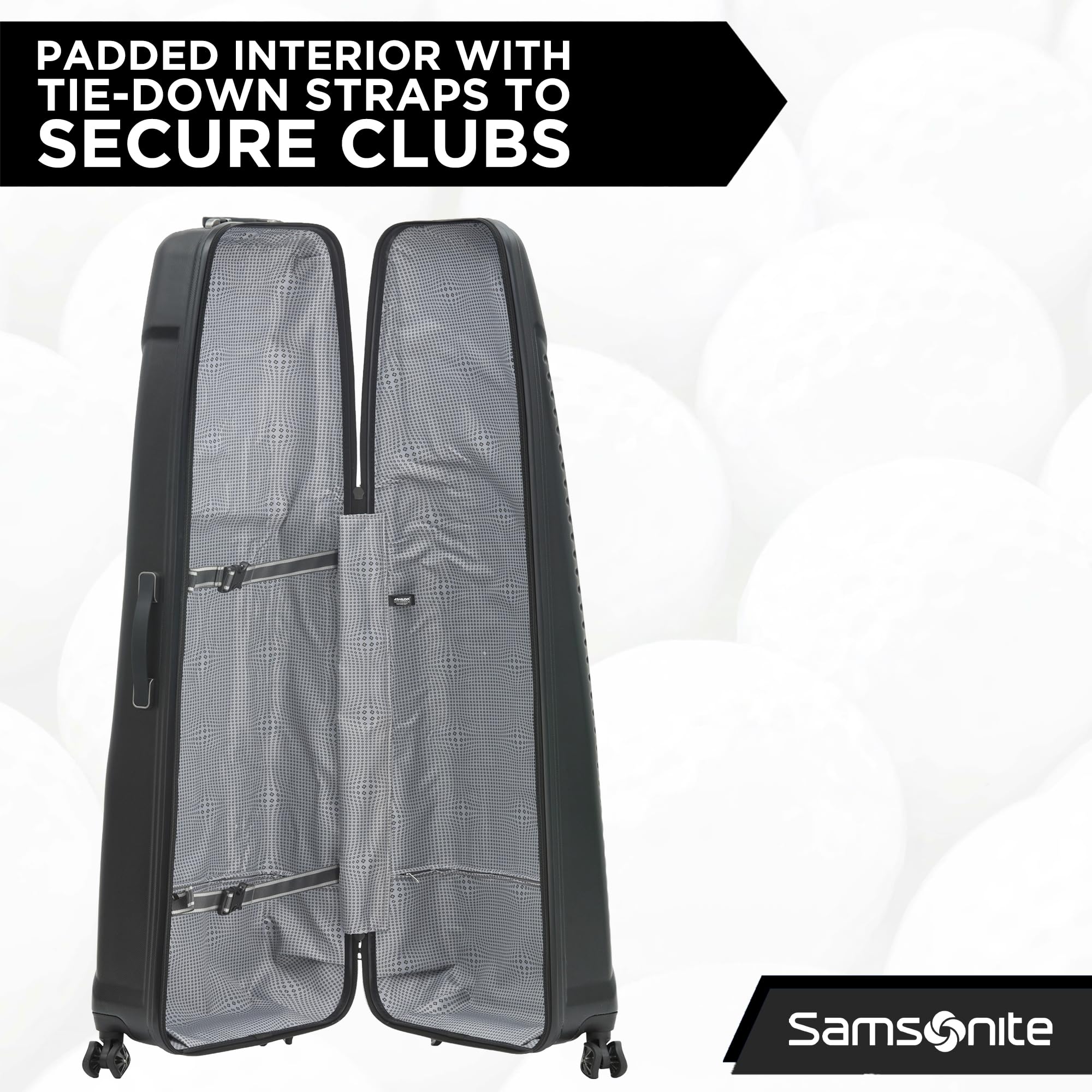 Amazon | Samsonite Tour Pro ゴルフハードケース ゴルフトラベル