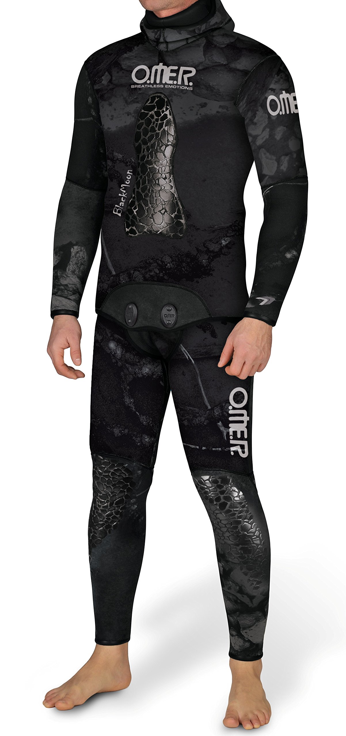 OMER Black Moon 3D 5mm Compressed Jacket and High Waist Pants