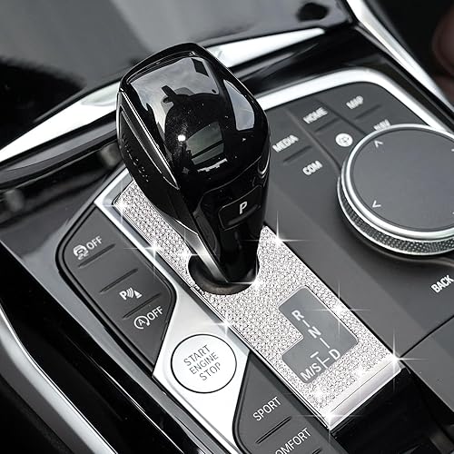 Bling Car Accessories - Accesorios brillantes para consola interior compatible con BMW 330 i 2020-2022/X3 2021-2022/430 2021-2022/X4 2022-2023/X5