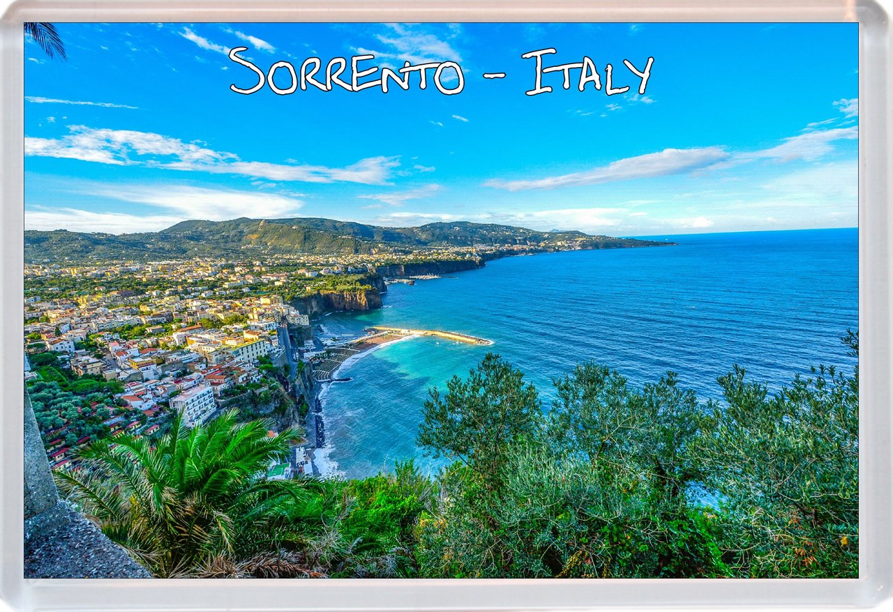 Sorrento - Italy - Jumbo Fridge Magnet ID074