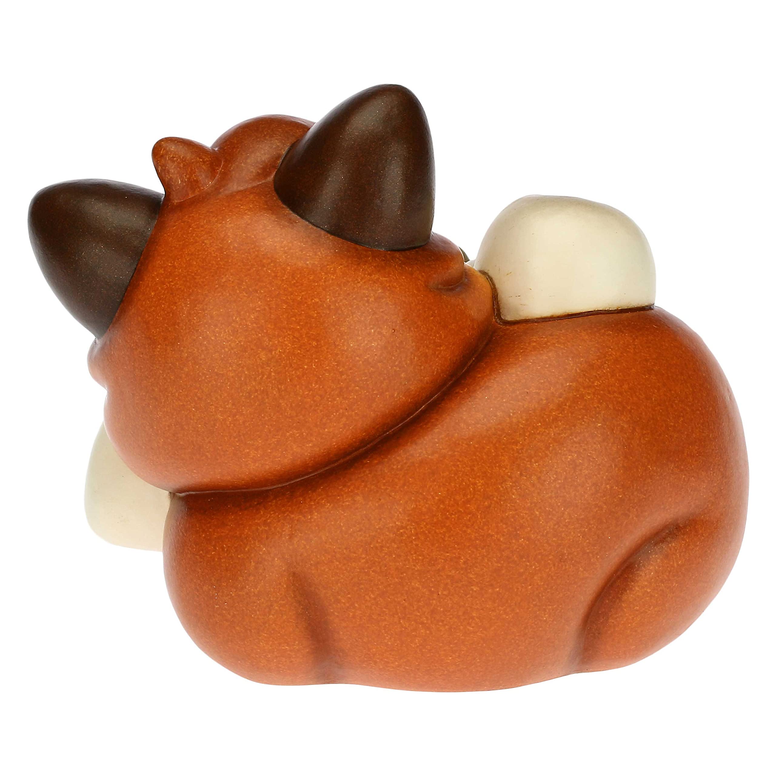 Thun - Volpe e Scoiattolo Sdraiati - Ceramica - Living, Icone - 11,7x10,46x10,6 cm h