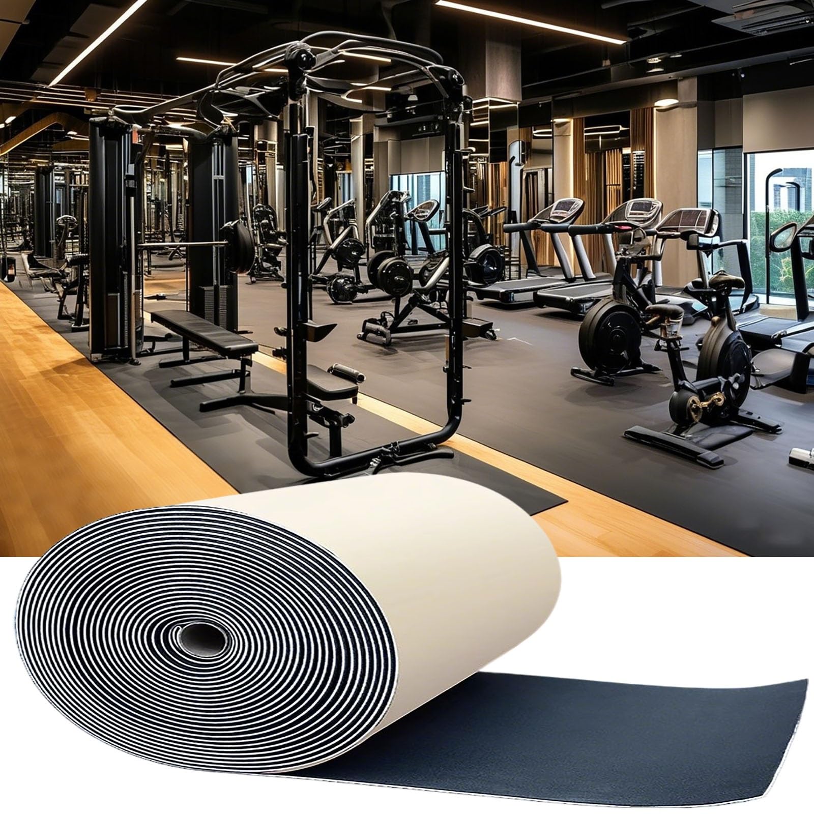 Tapis de sol auto-adhésif anti-vibrations pour préserver le calme du salon