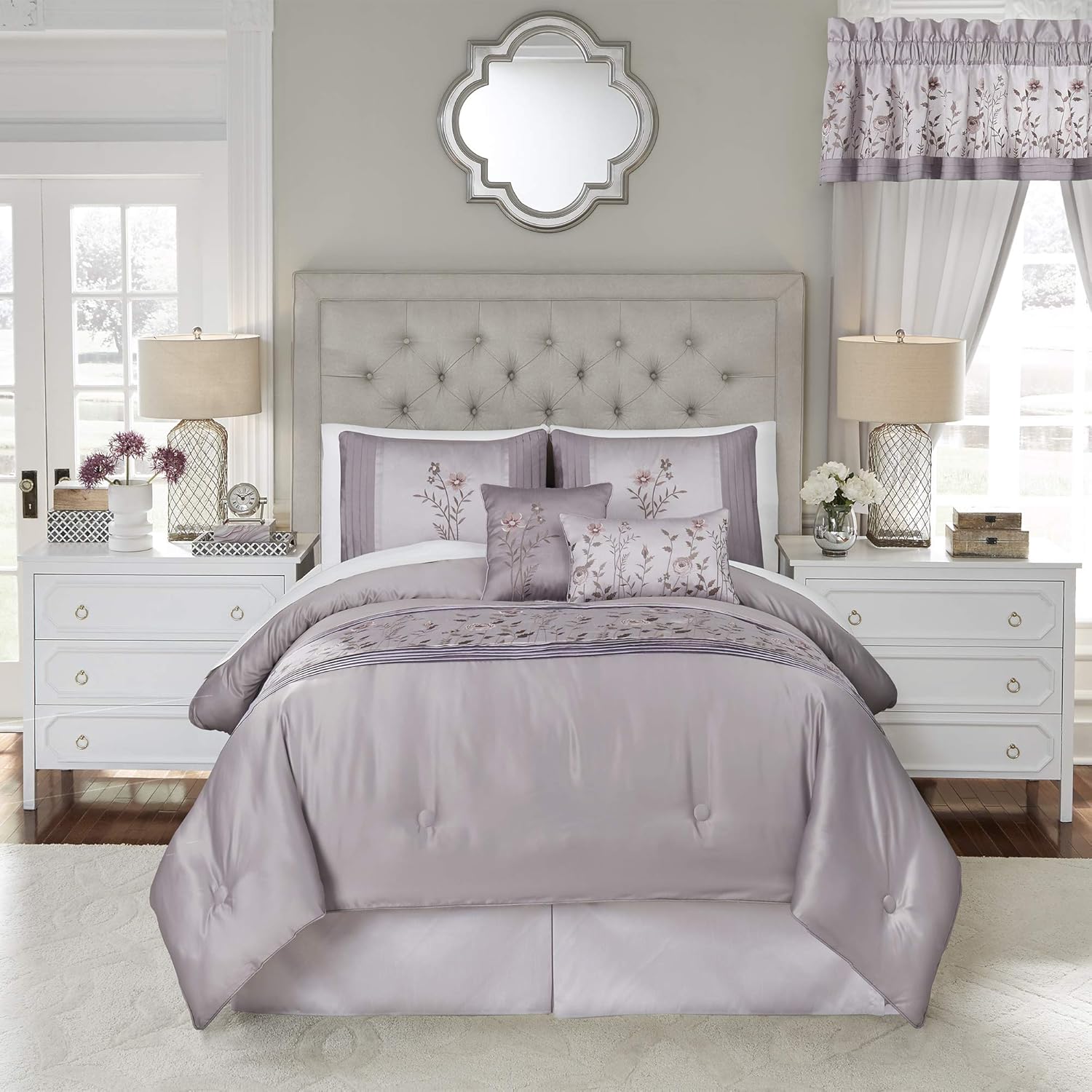 Croscill Viola Full Comforter Set, Dusk