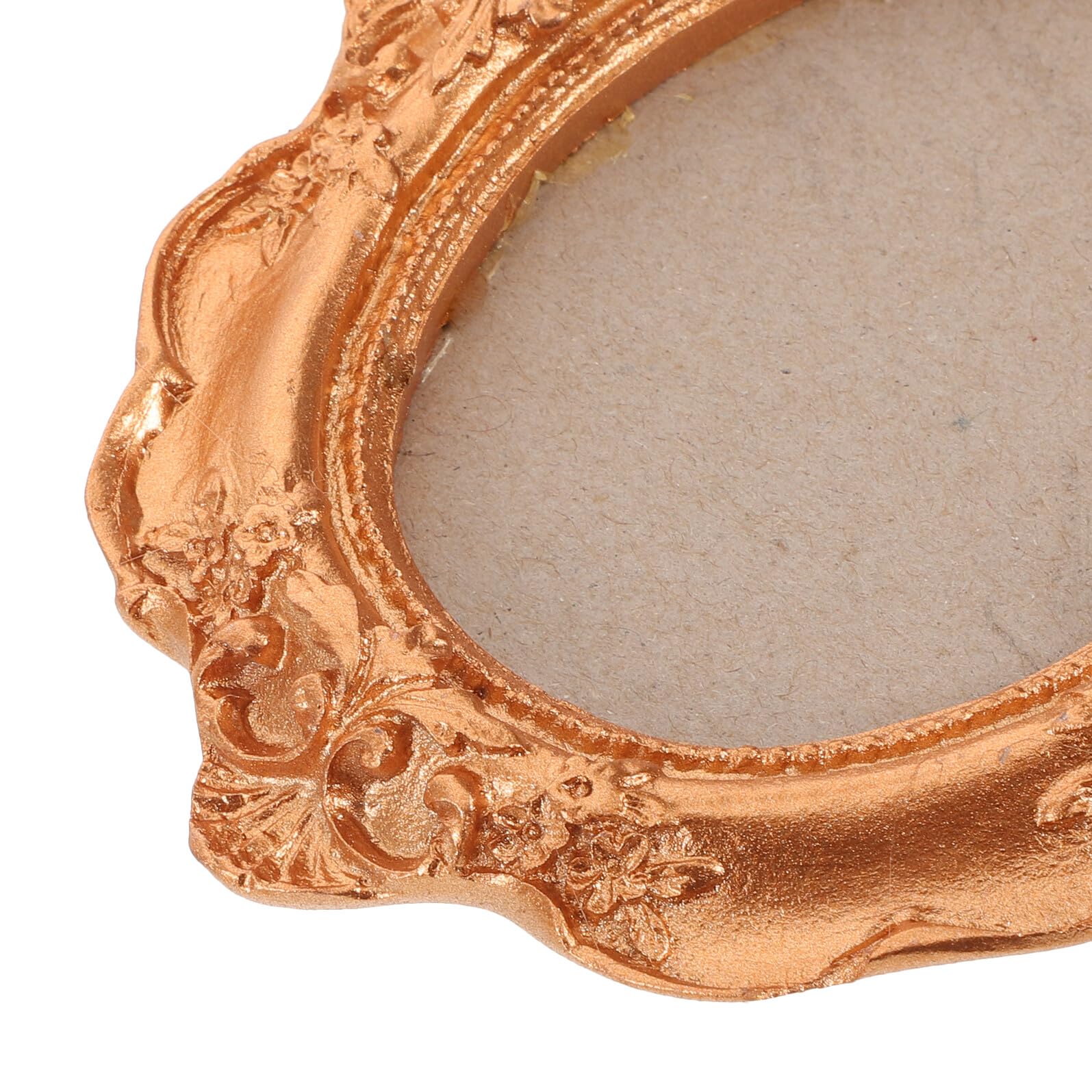 Healifty 5 Stück Kühlschrankmagnete mit Ovalen und Rechteckigen Bilderrahmen Goldene Magnetische Fotorahmen mit Muschel und Trockenblumen Dekor für Reisesouvenirs