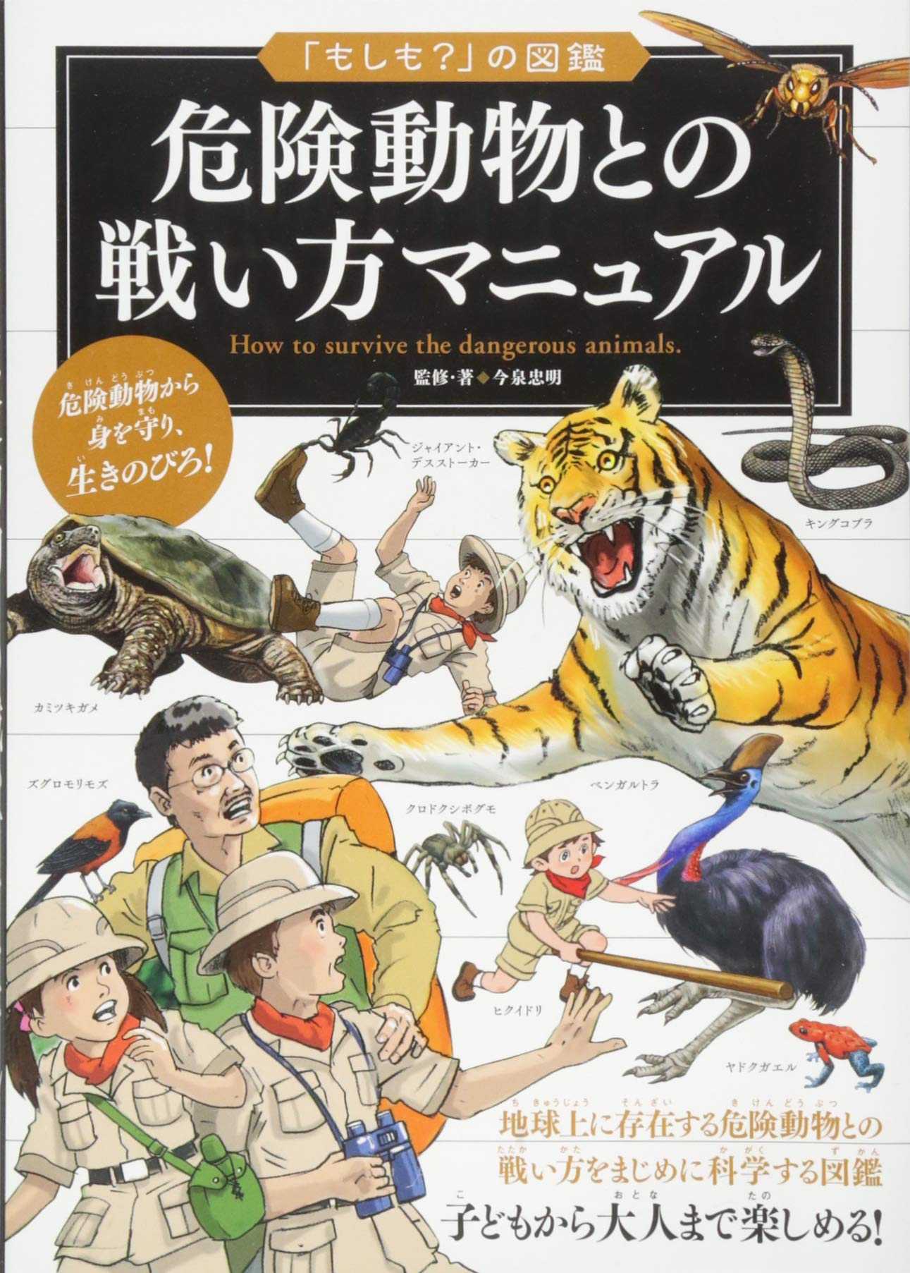 危険動物との戦い方マニュアル もしも の図鑑 今泉 忠明 今泉 忠明 本 通販 Amazon