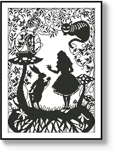 Miniatura 21 de ITSTITCH Kits de punto de cruz impreso, 11 quilates, 26 x 25 pulgadas, 100% algodón, regalo de vacaciones, kit de iniciación de bordado, patrones