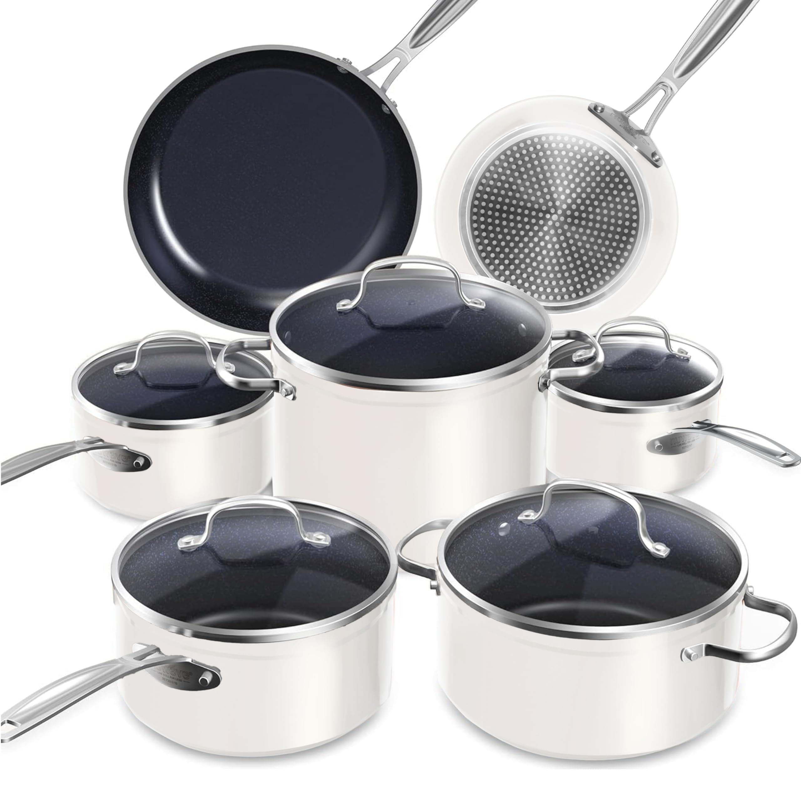 Amazon.com: Nuwave Healthy Duralon Blue Ceramic Nonstick Cookware