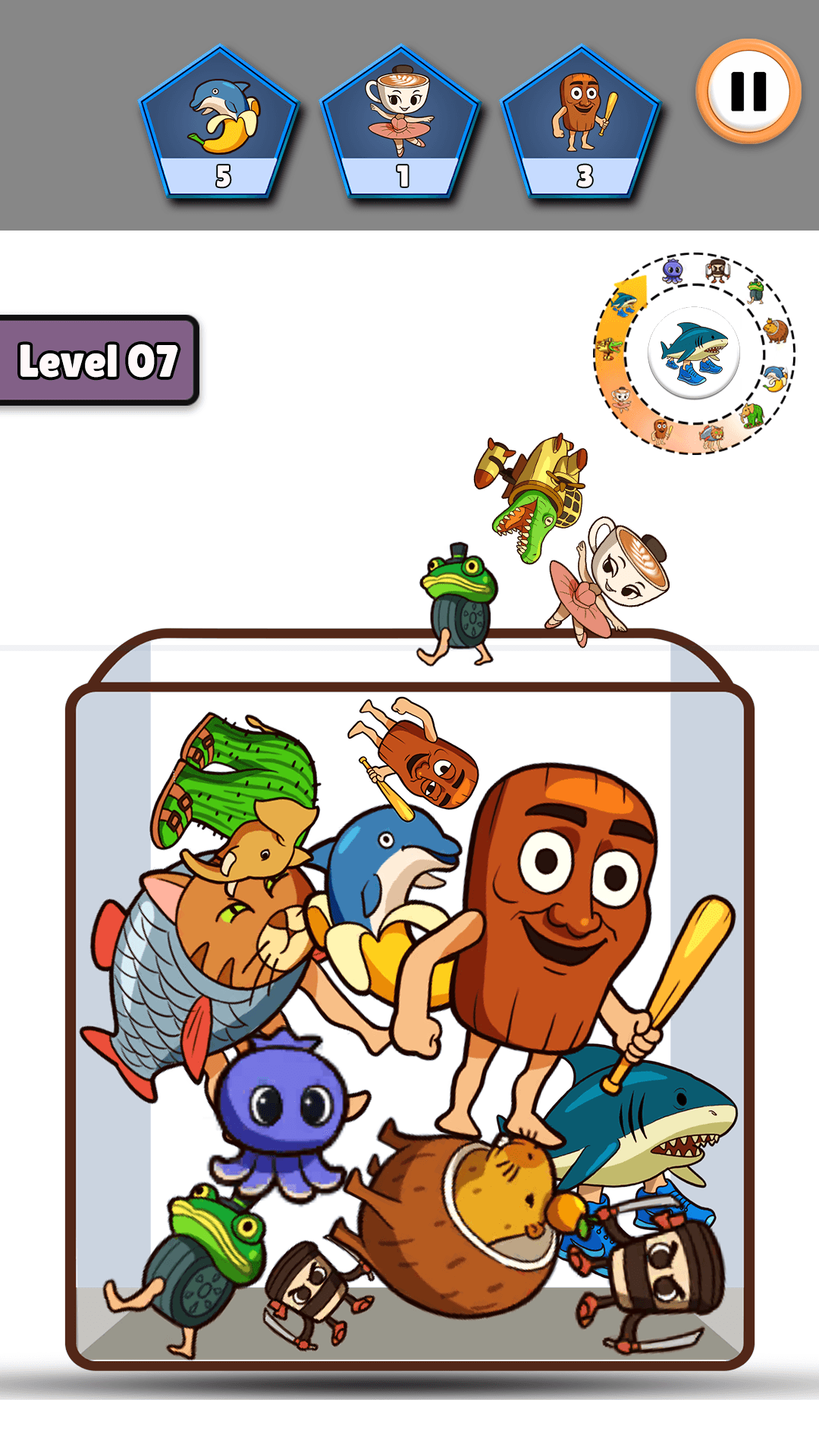 Giant Mathcing Game Animation Brainrot Merge Fellas Drop Puzzle Master: Meme Animal Match Giant ...