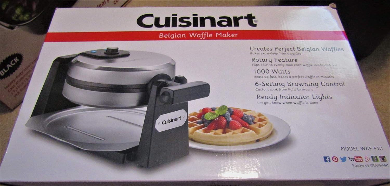 Cuisinart Round Belgian Waffle Maker Home & Kitchen
