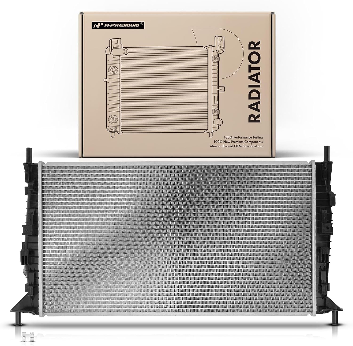 A-Premium Engine Coolant Radiator Compatible with Mazda 3 2004 2005 2006 2007 2008 2009 2.0L 2.3L, Replace# L33X15200, MA3010212