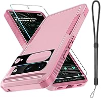 Vista 23 de RMOCR Funda para Google Pixel 8A, Cuerpo Completo Resistente Robusta a Prueba de Golpes Funda Protectora para Teléfono con Correa de Cordón