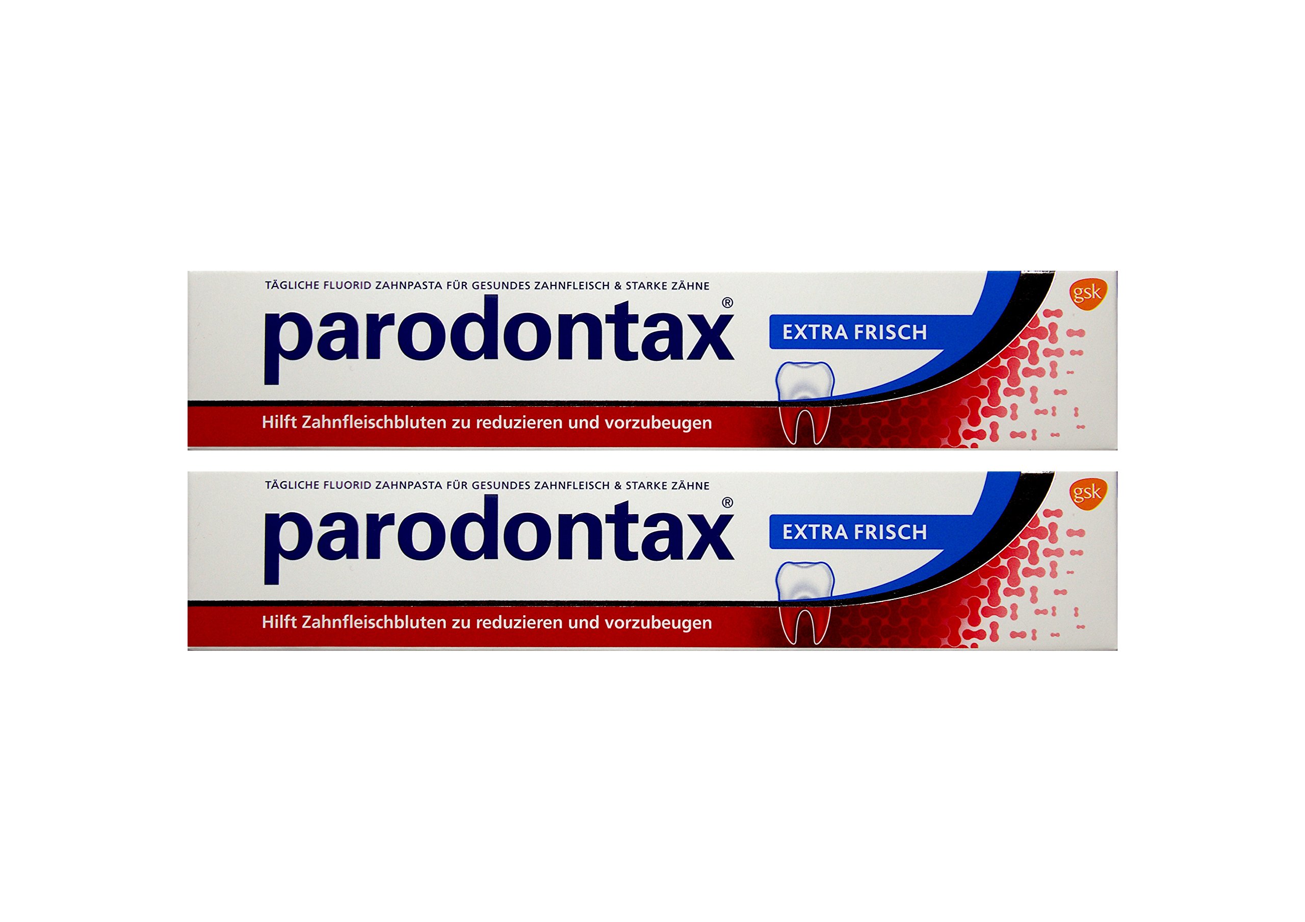2 x Parodontax Extra Fresh Toothpaste, 75 ml