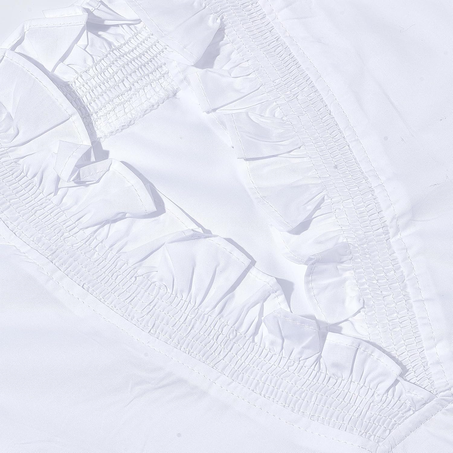 NICENEEDED Victoria Cotton Shirts Elegant Ruffle Collar, Detachable False Pleated Fake Collar for Women Sweater Coat - Image 4