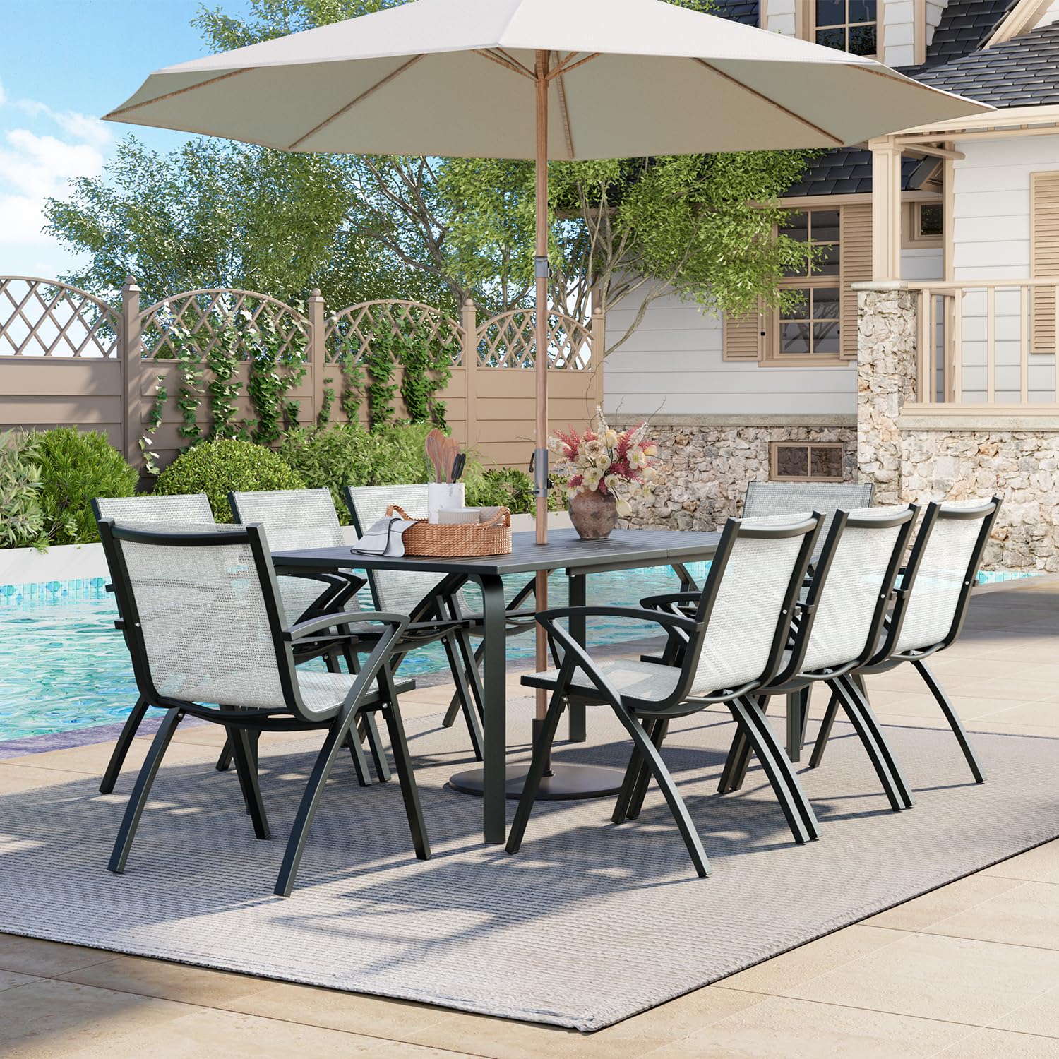 Juego de comedor para patio,... - B0F995TTYR | Encarguelo.com