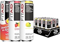 Vista 13 de FITAID ENERGY, 200 mg de cafeína natural, Keto, paquete variado, fórmula de rendimiento óptimo: BCAAs, quercetina, electrolitos, Omega-3s, 15