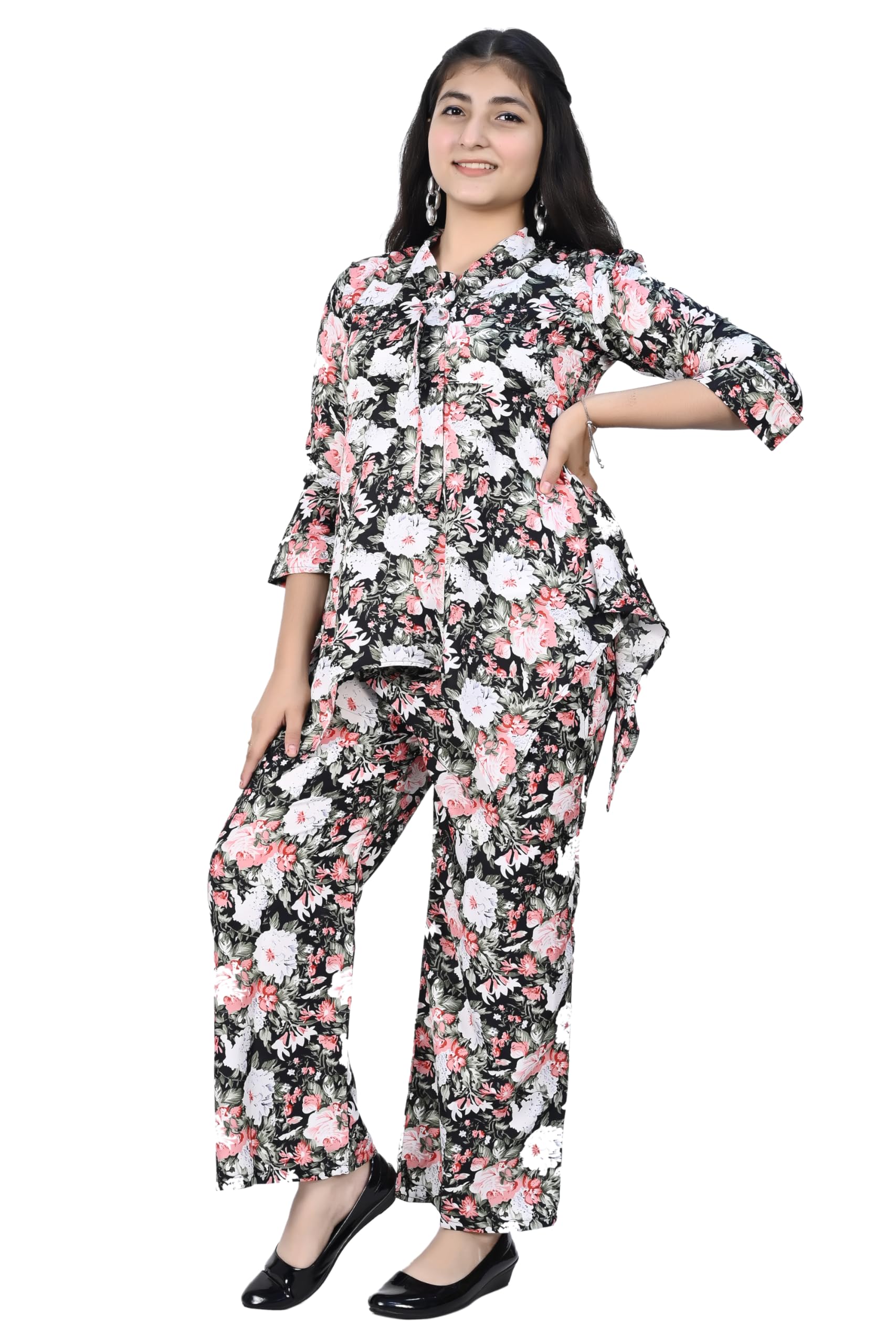 LIME 'N' LEMON Co-Ord Set (Black, 14-15 Years) 2