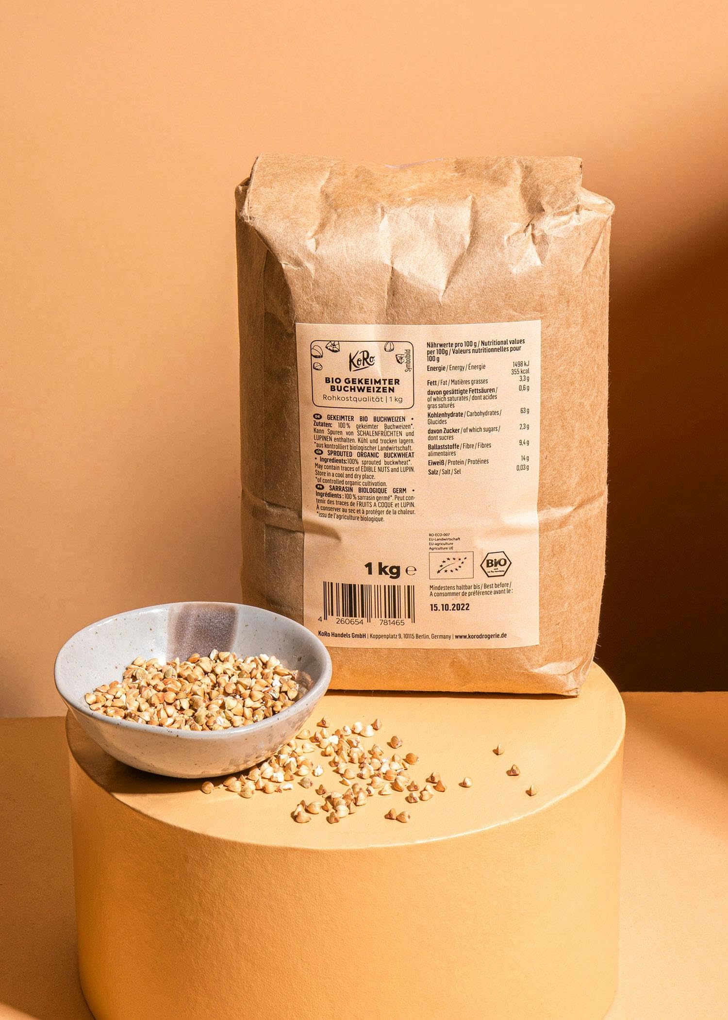 KoRo - Sarrasin germé Bio 1 kg