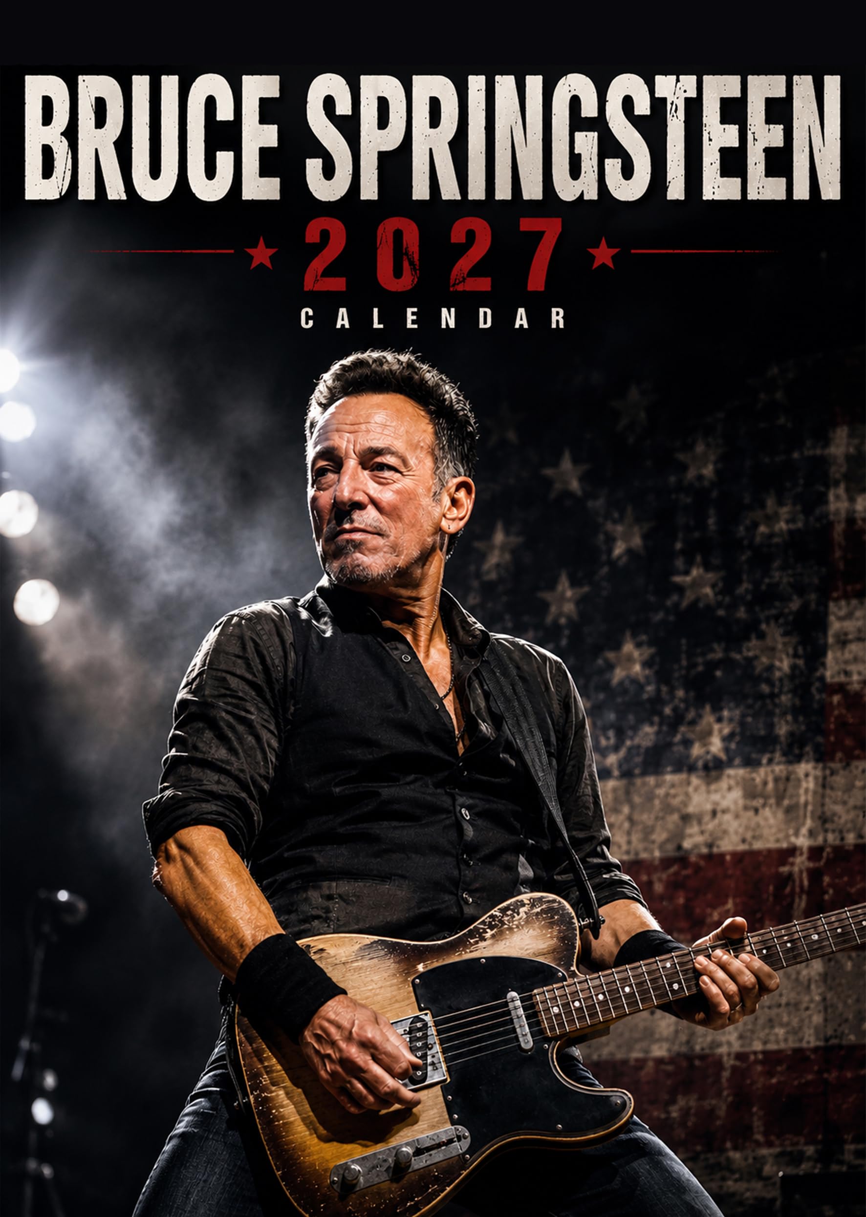 Bruce Springsteen 2027 Wall Calendar | A3 Size | Premium Quality | Ideal for Fans & Collectors