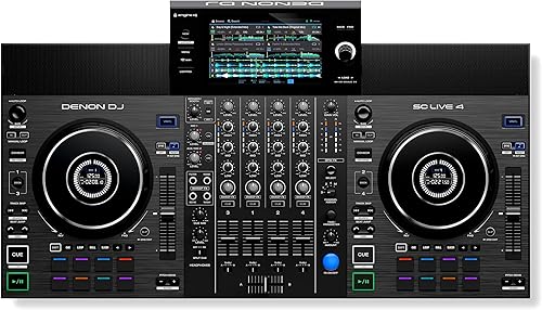 Miniatura 10 de Denon DJ SC Live - Controlador independiente de 4 canales mezclador de 4 canales transmisión ilimitada de Tienda Music Wi-Fi altavoces Serato DJ y