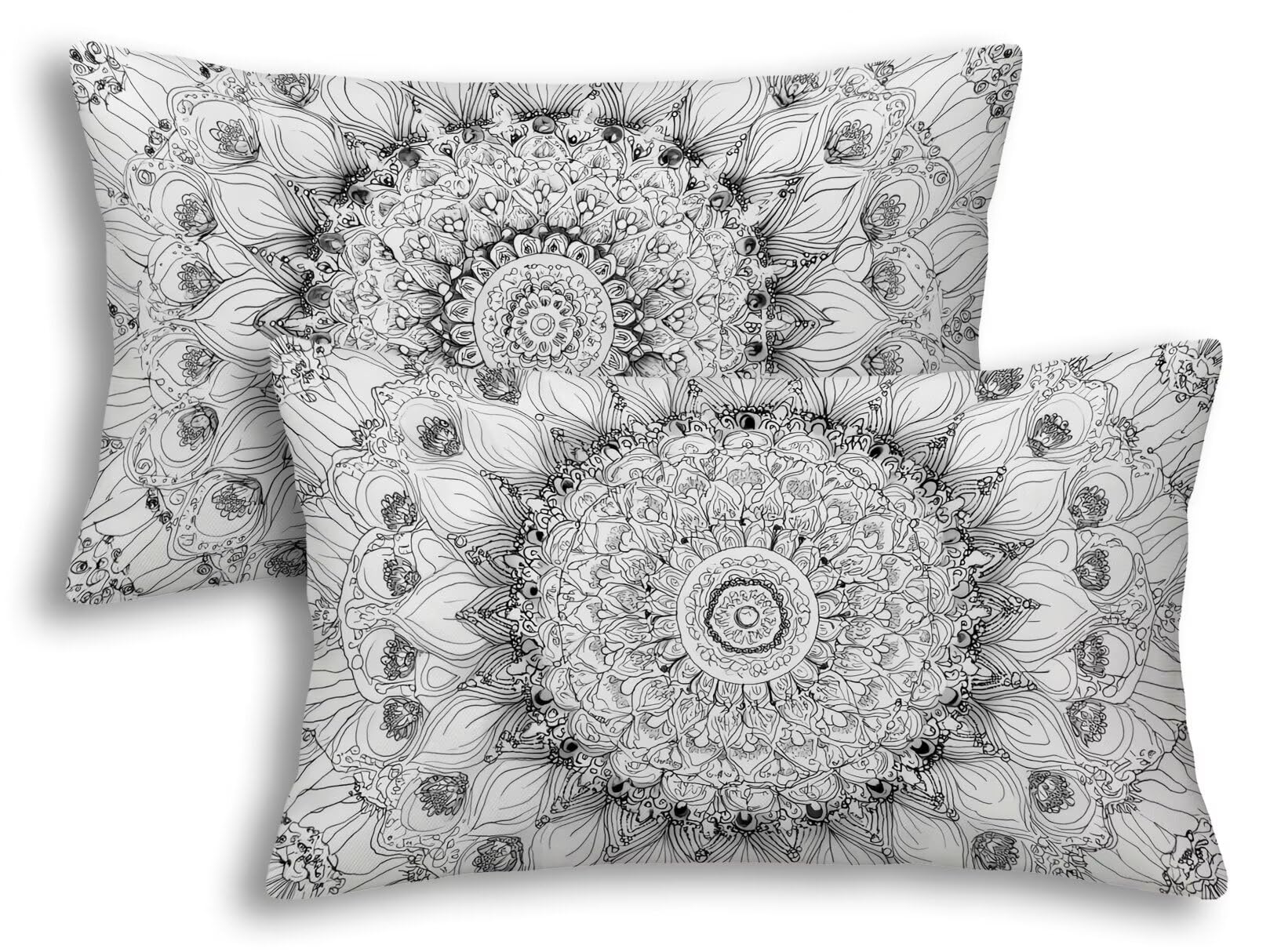 Taie d'oreiller décorative 40x80 cm cadeau femme pour lit