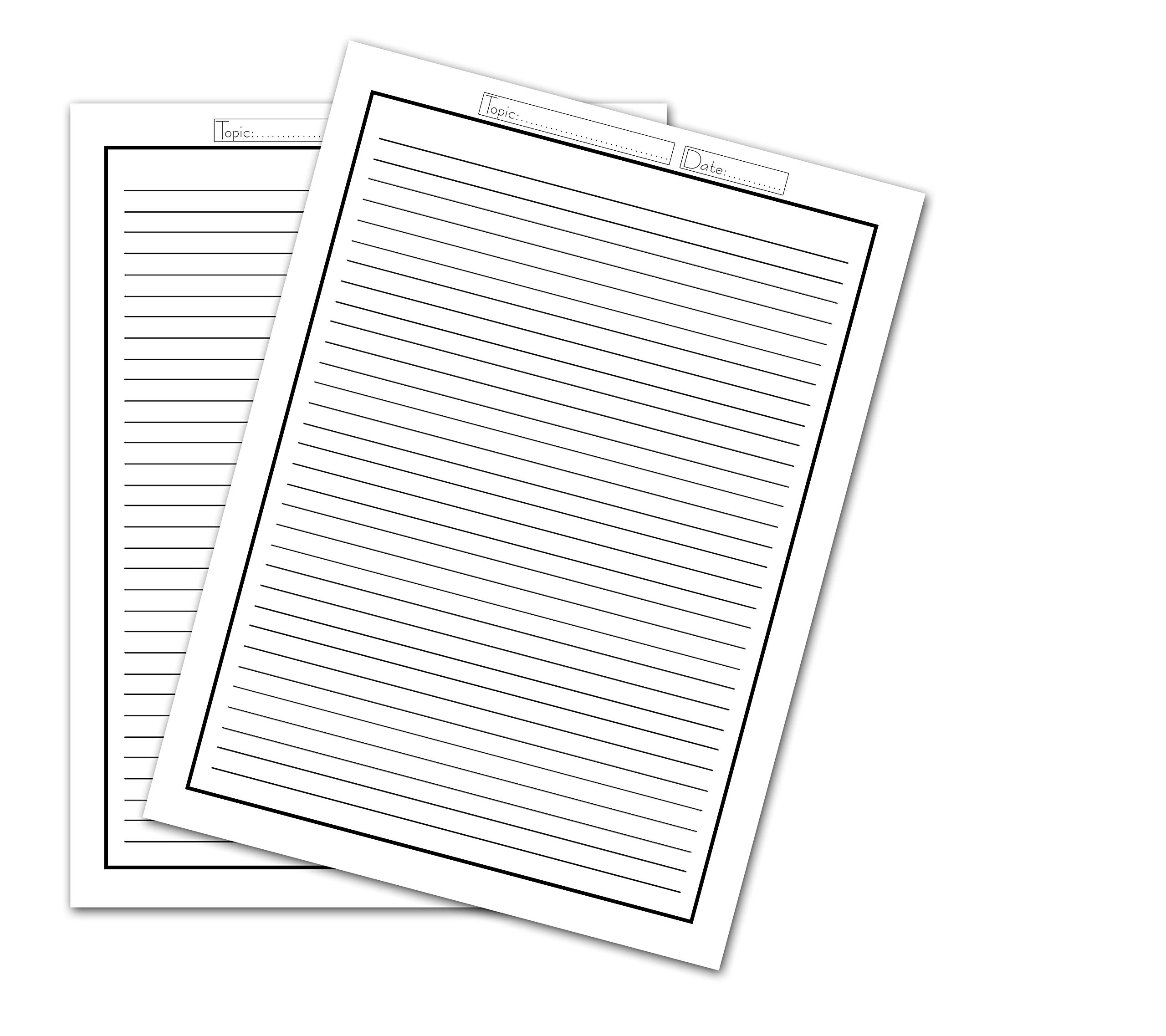 WAYTOBUY A4 60 Assignment Paper or Project Paper with Topic and Date (60 Sheets, 70 GSM, RCTNTPDTRLDBLK)