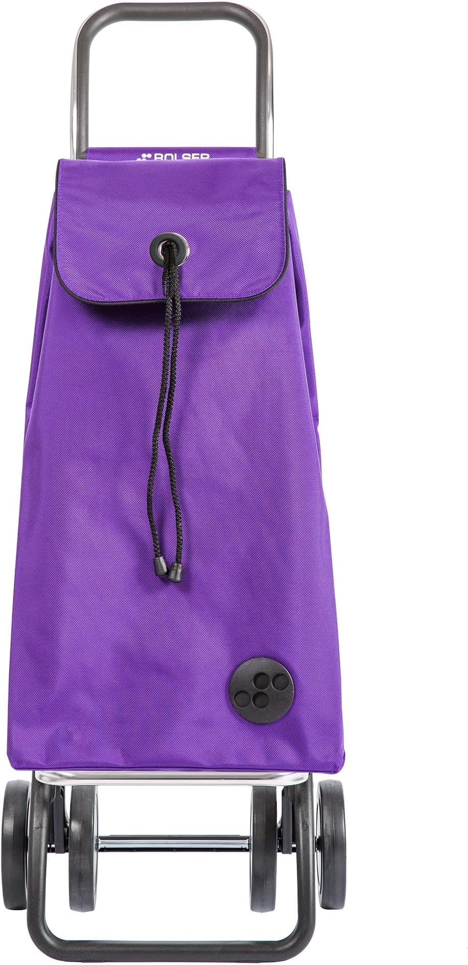 Rolser I-Max MF 4 Wheel Shopping Trolley - Purple