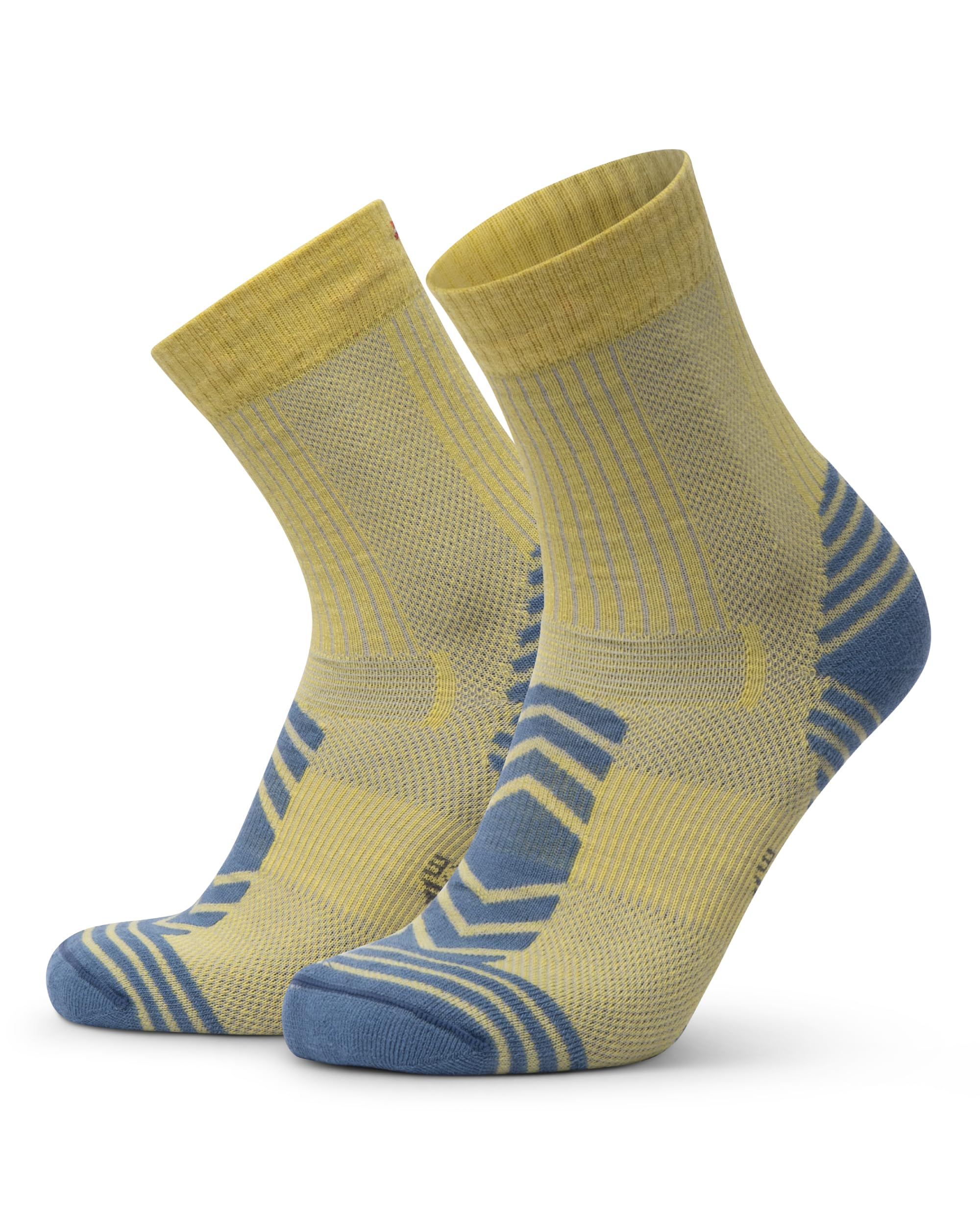 DANISH ENDURANCE Leichte Merino Wolle Wandersocken, Warme Wollsocken, Thermo Merino Socken, Gepolstert, Atmungsaktiv, Unisex, für Herren & Damen