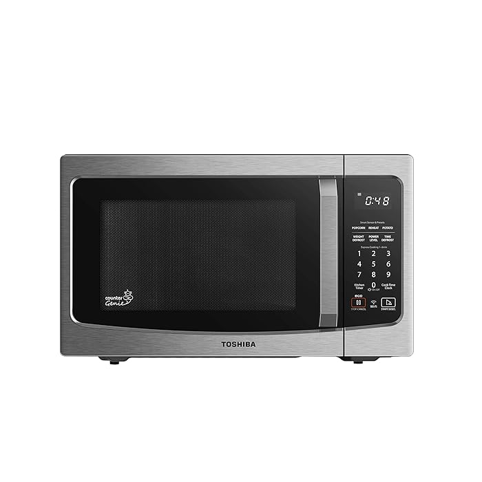 Buy TOSHIBA MLEM34P(SS) Smart Countertop Microwave, Sensor Reheat, Works With Alexa & Remote