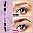 iMethod Eyebrow Pen - Eyebrow Pencil Magic 2-in-1 Eye Brow Pencils for Women with 4-Fork-Tip & Precise Brush-Tip Create Natural Hair-Like Brows, Last All Day, Microblading Eyebrow Pen, Reddish Brown