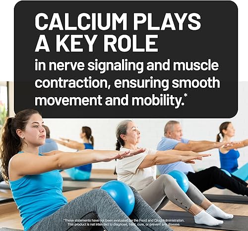 Miniatura 7 de NatureWise Cápsulas de citrato de calcio de 500 mg - Suplemento para la salud ósea - Fácil de digerir y absorber - Vegano, sin OMG, sin gluten - 90