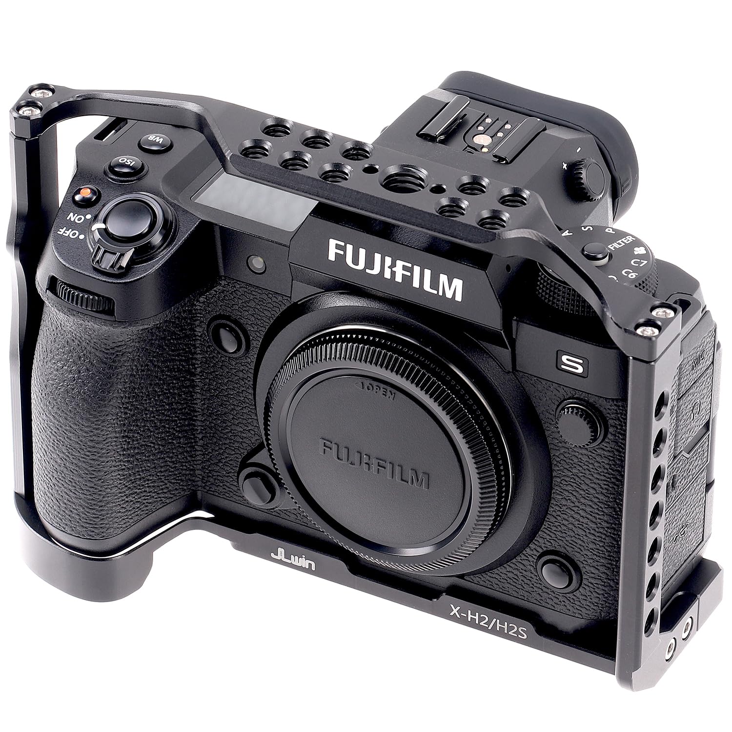 H-2 専用 Amazon | Fuji X-H2 X-H2S用カメラベースプレート、1/4 3/8