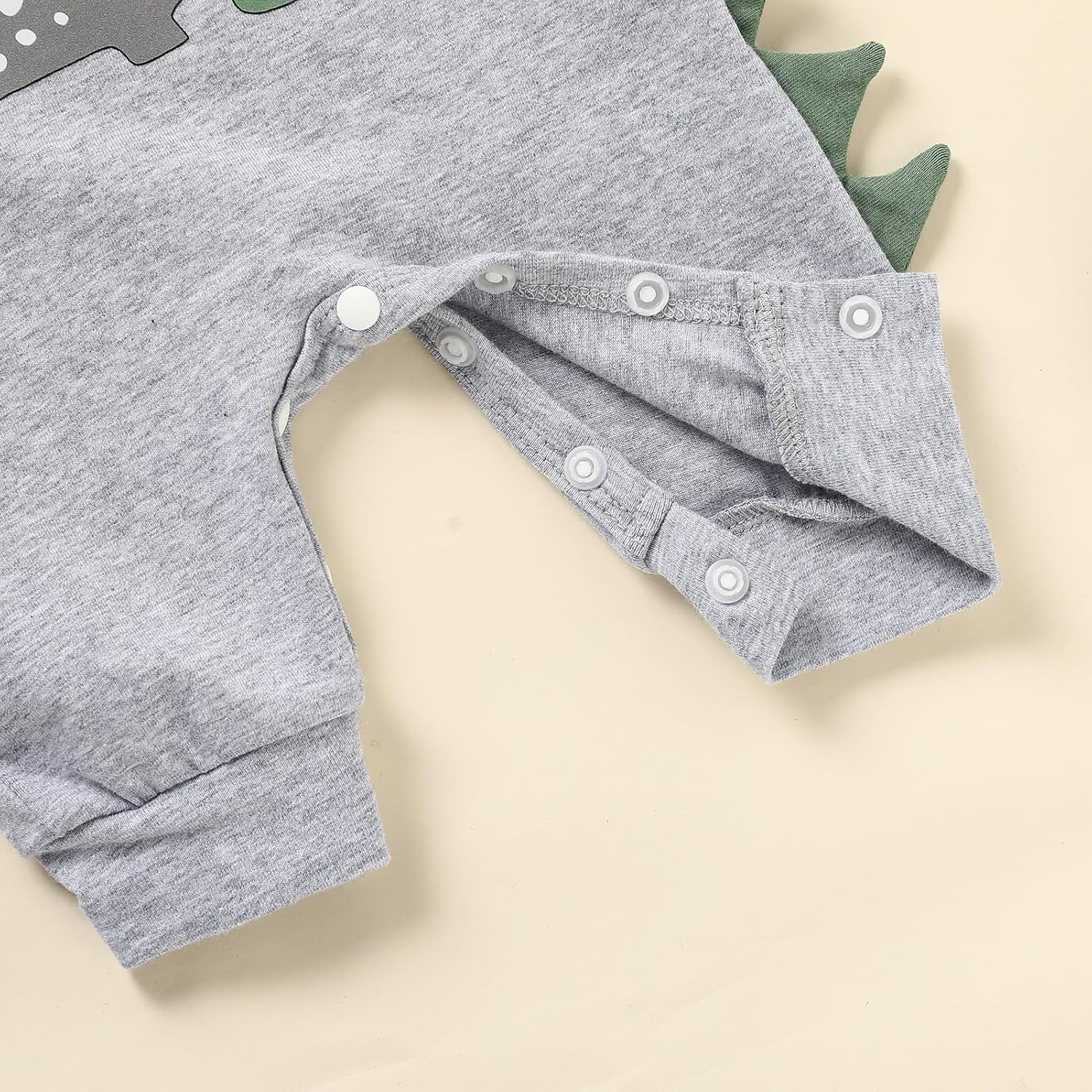 GRNSHTS Newborn Baby Boy Romper Coming Home Outfits Letter Print Bodysuit Jumpsuit+Hat+Gloves 3PCS Clothes Set - Image 6