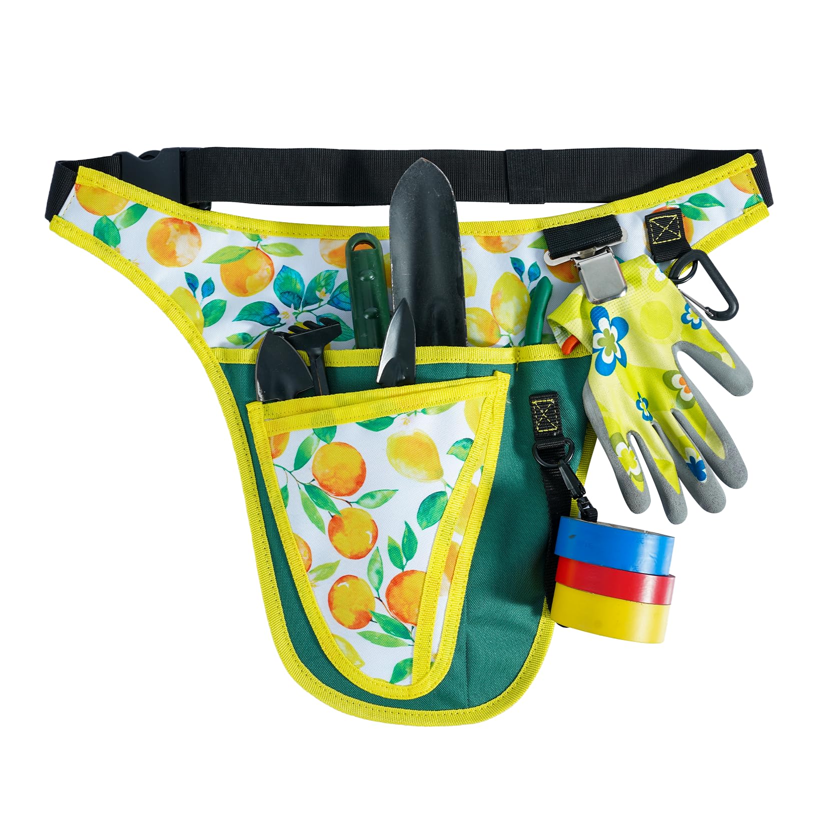 MELOTOUGH Garden Tool Belt for Women,Waist Pouch Apron with Pockets for Gardening,Florists